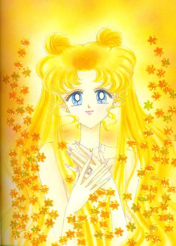 Usagi showing off her wedding ring
