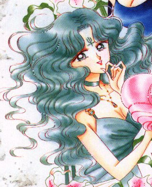 Michiru Displays the Sign of Neptune