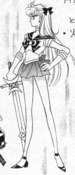 Sailor Venus with the Legendary Sword
the Protects the Royal Family of the Moon Kingdom