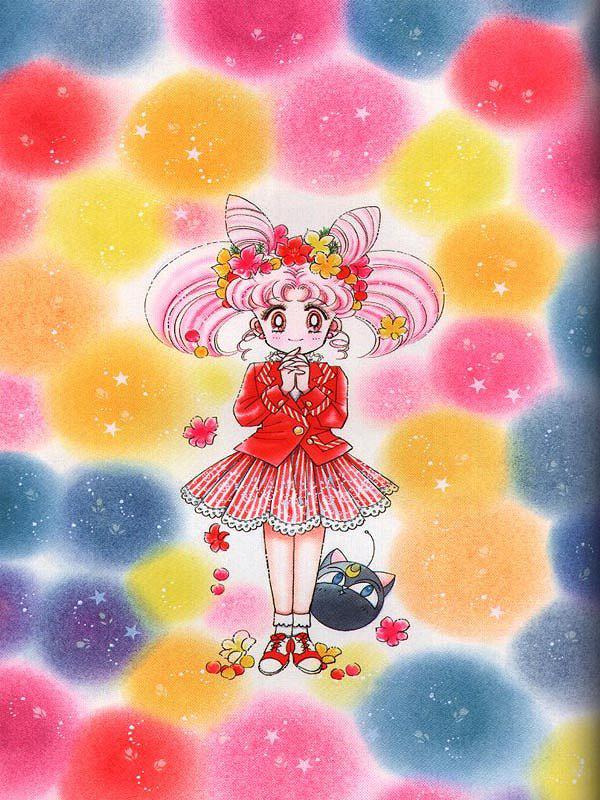Chibi-Usa in a Red Dress