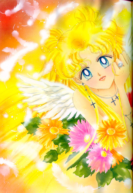 Usagi showing off her
wedding ring...again!