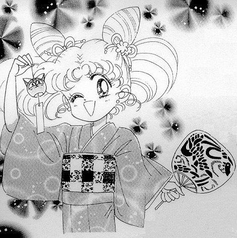 Black and White Chibi-Usa
